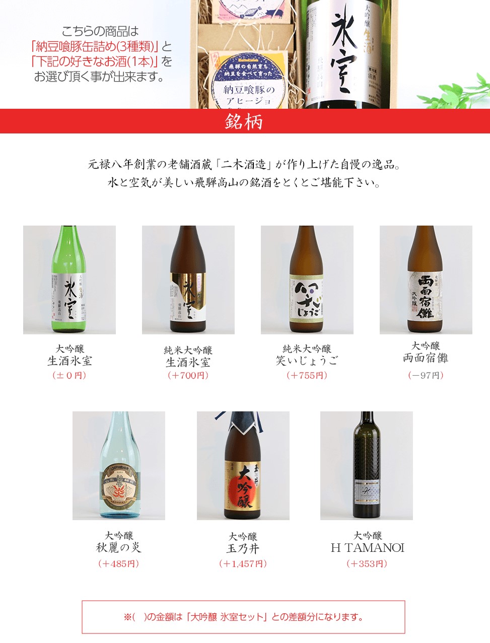 選べる日本酒ギフトセット「納豆喰豚（飛騨なっとく豚）」 | BaQuun.TV